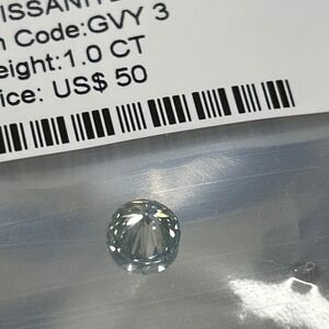 Genuine MOISSANITE 1.0 carat‎ single stone
